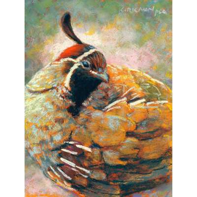 Solitude Of A Quail Canvas Wall Art