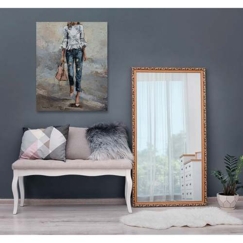 Figurative - White Ruffles Canvas Wall Art
