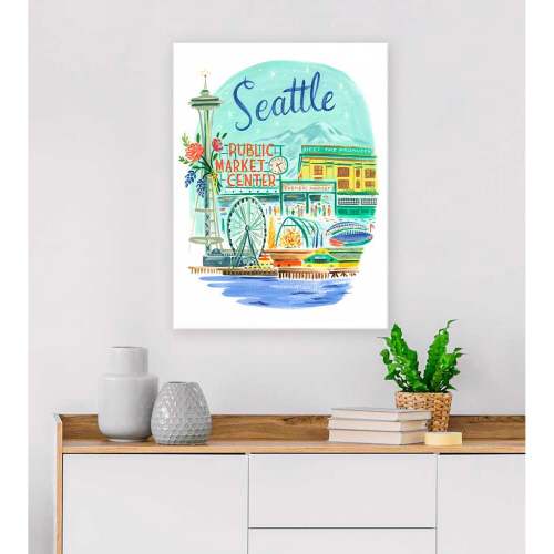 City Pride - Seattle Canvas Wall Art