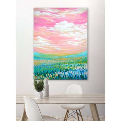 First Blush Canvas Wall Art