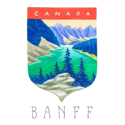 National Parks - Banff Canvas Wall Art