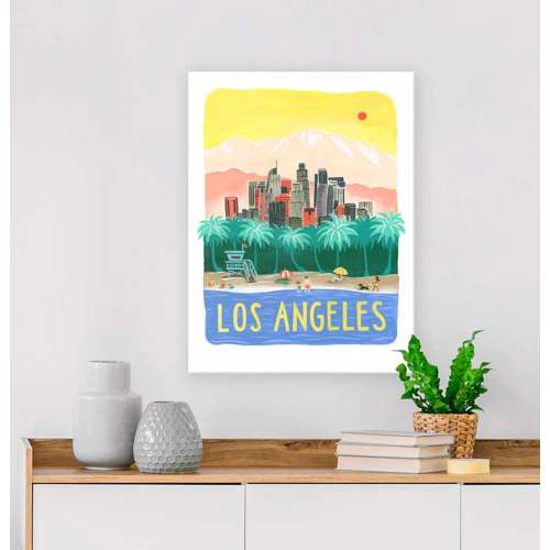 City Pride - Los Angeles Canvas Wall Art