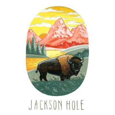 National Treasure - Jackson Hole Canvas Wall Art