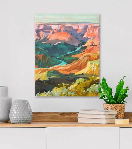 Road Trip - Grand Canyon 1 Canvas Wall Art