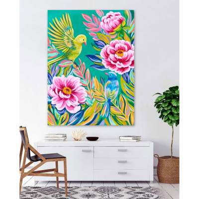 Woven In Song Canvas Wall Art