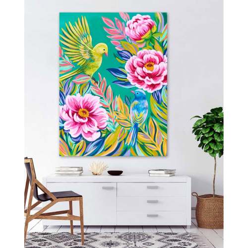 Woven In Song Canvas Wall Art