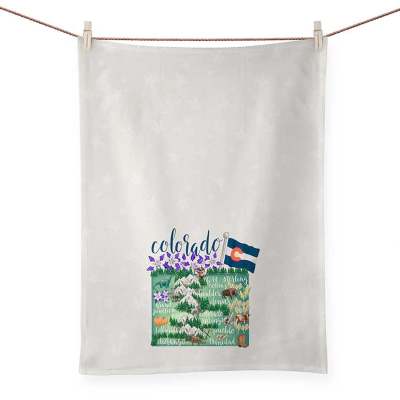 State Map - Colorado Tea Towels