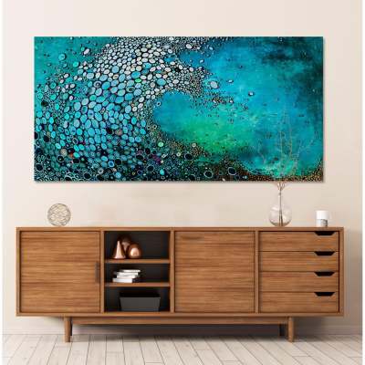 Crashing Down Canvas Wall Art