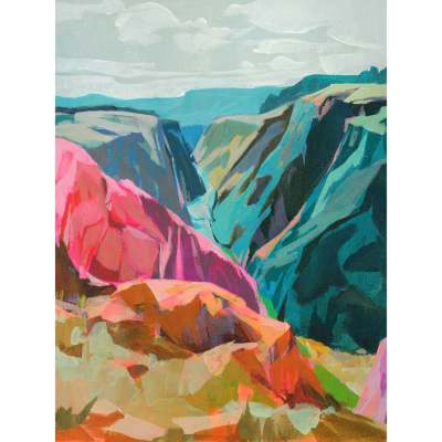 Road Trip - Grand Canyon Canvas Wall Art
