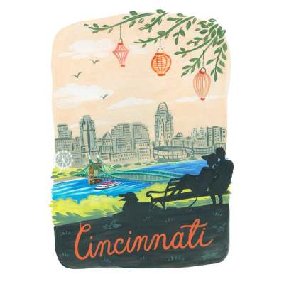 City Pride - Cincinnati Canvas Wall Art