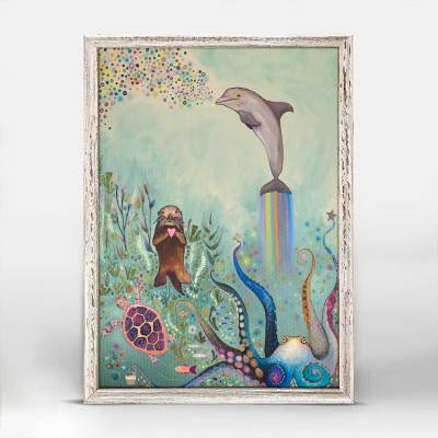 Seaweed Forest Mini Framed Canvas