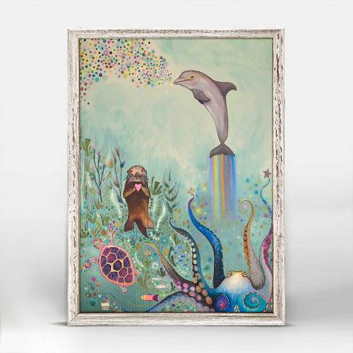 Seaweed Forest Mini Framed Canvas