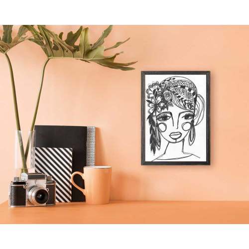 Fashion Floral - Flourishing Mini Framed Canvas