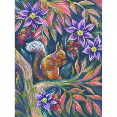 Berry Harvest Canvas Wall Art