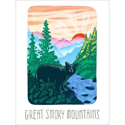National Parks - Great Smoky Mountains Canvas Wall Art
