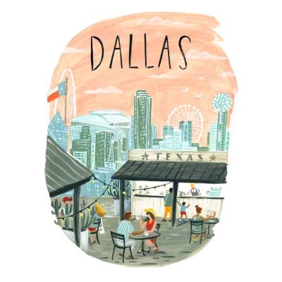 City Pride - Dallas Canvas Wall Art