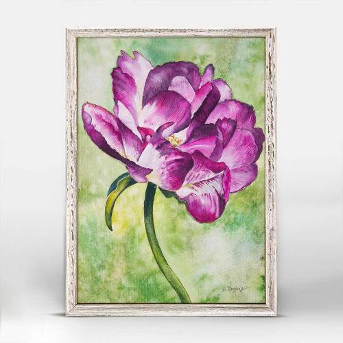 My Purple Heart Mini Framed Canvas