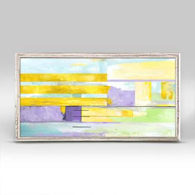 Coloration of Space Mini Framed Canvas