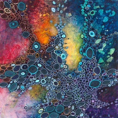Tie Dye Canvas Wall Art