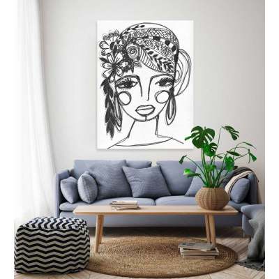 Fashion Floral - Flourishing Canvas Wall Art