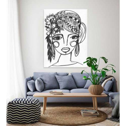Fashion Floral - Flourishing Canvas Wall Art