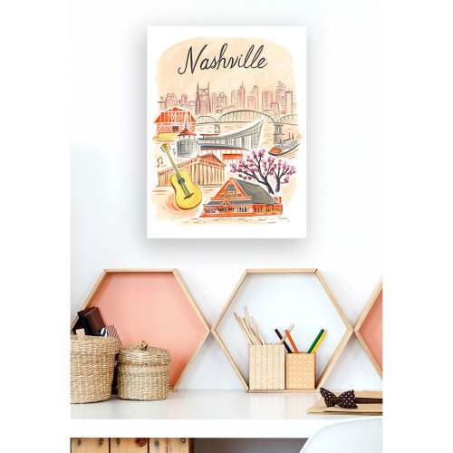 City Pride - Nashville Canvas Wall Art