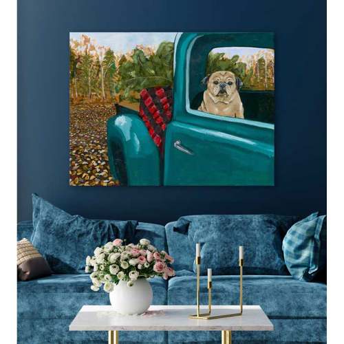 Louie Canvas Wall Art