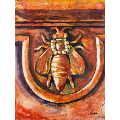 The Roman Bee Canvas Wall Art