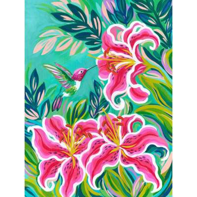 Sweetest Stargazer Canvas Wall Art