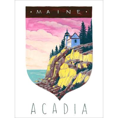 National Parks - Acadia Canvas Wall Art
