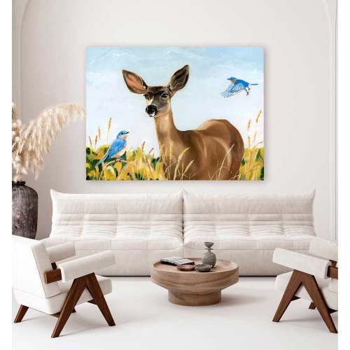Woodland Life - In Her Glory Canvas Wall Art