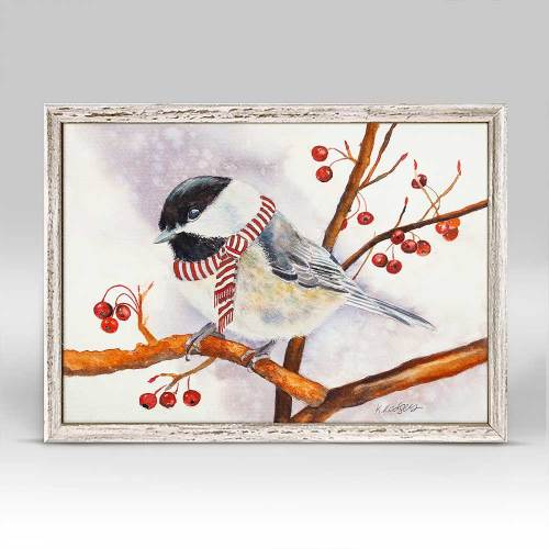 Holiday - Chicks Dig Scarves Mini Framed Canvas