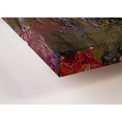 Floral City Canvas Wall Art