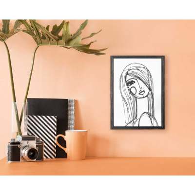 Fashion Floral - Heather Mini Framed Canvas