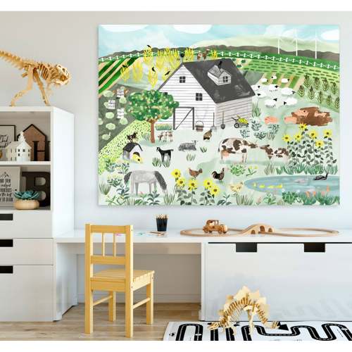 Farm Life Canvas Wall Art