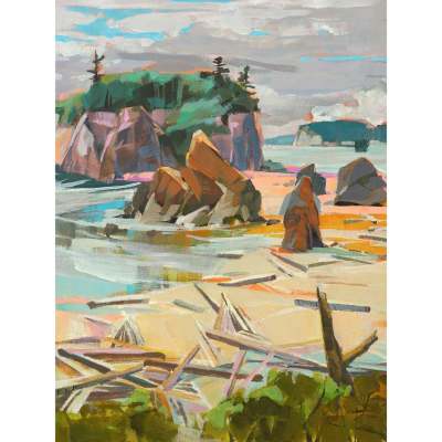 Road Trip - Olympic 2 Canvas Wall Art