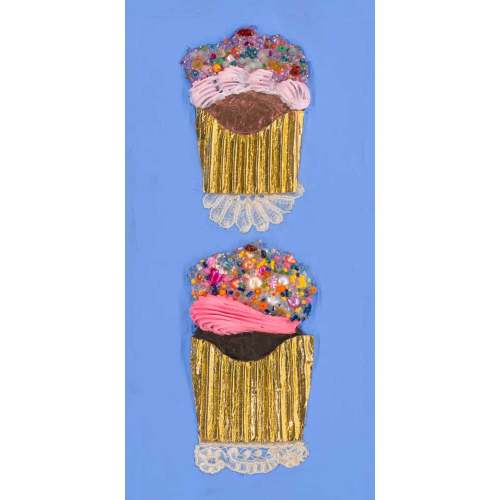 Cupcake Stack Canvas Wall Art