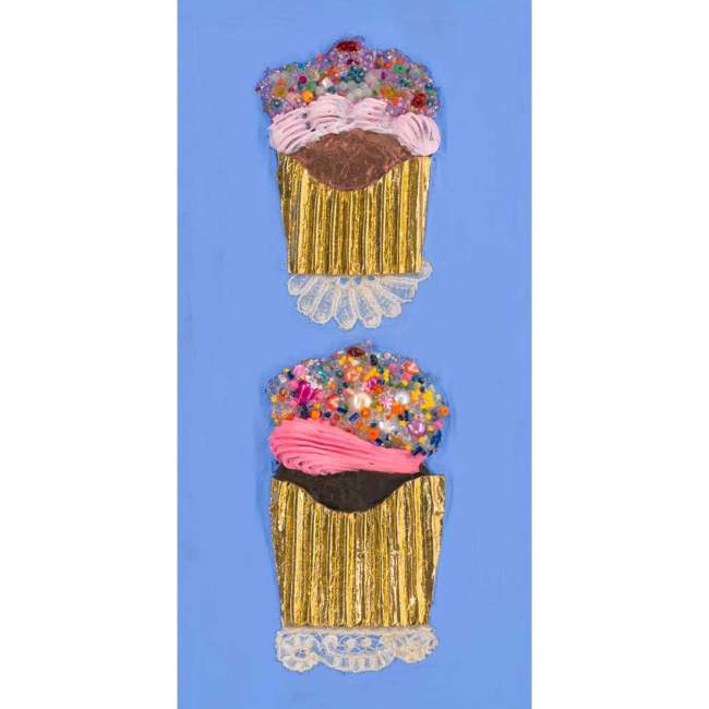 Cupcake Stack Canvas Wall Art