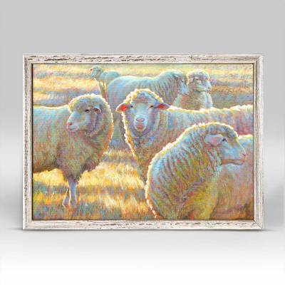 Pastoral Portraits - Gentle Grazing Mini Framed Canvas