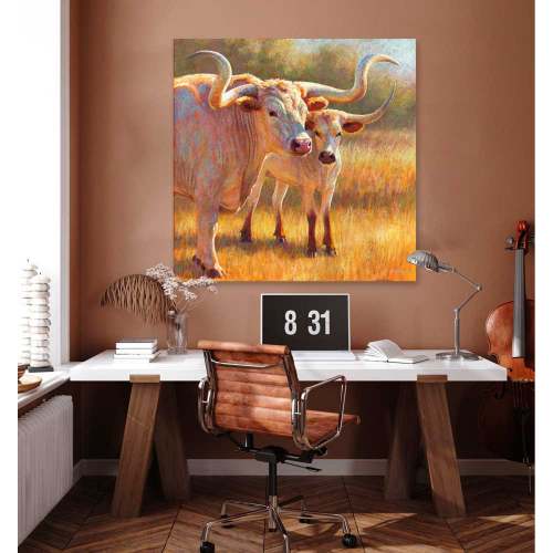 Pastoral Portraits - Hazy Day Gaze Canvas Wall Art