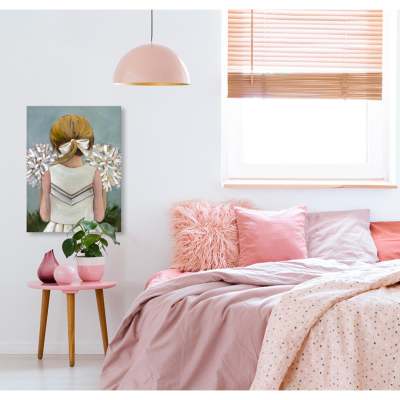 Lil' Cheerleader Canvas Wall Art