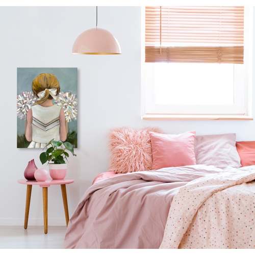 Lil' Cheerleader Canvas Wall Art