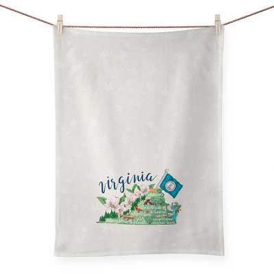 State Map - Virginia Tea Towels