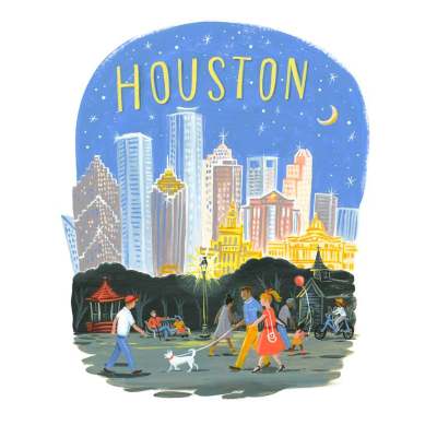 City Pride - Houston Canvas Wall Art