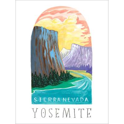 National Parks - Yosemite Canvas Wall Art