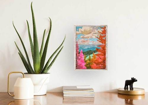 Road Trip - Smokies Mini Framed Canvas