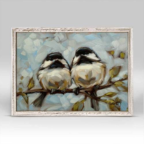 Listen With Love Mini Framed Canvas