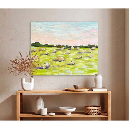 Hay Bales Canvas Wall Art