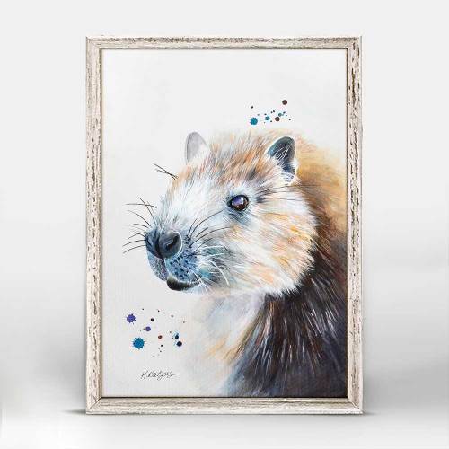 Nibbles Mini Framed Canvas