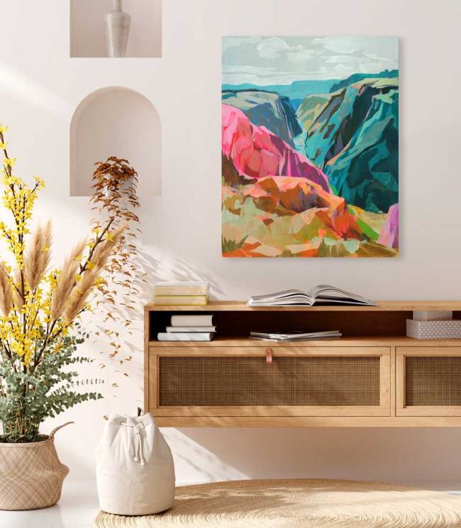 Road Trip - Grand Canyon Canvas Wall Art